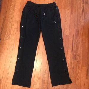 Black Puma Sweatpants